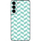 Blue White Chevron Galaxy S22 Skin